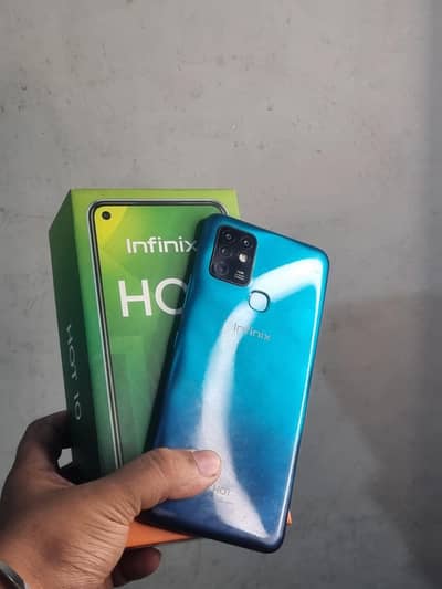 infinix hot 10 4gb 64gb official pta