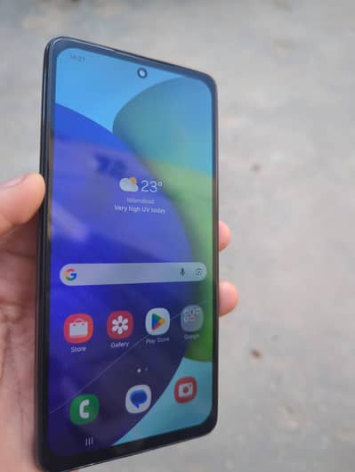 Samsung A52 Pure gaming phone hai halka sa glass break hai