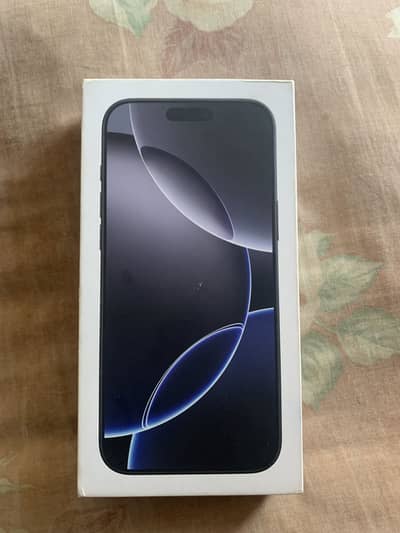 Apple iPhone 16 pro max 256gb titanium black JV
