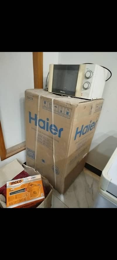 haier new washing machine dabba pack