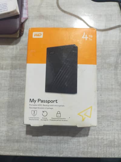 WD My Passport 4TB Black Like New