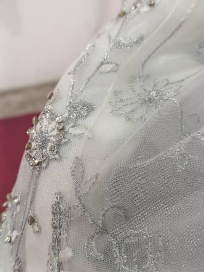 grey long maxi with stone. work