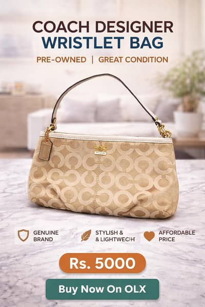 Coach Original Handbag – Pre-Owned (Rs. 5000)