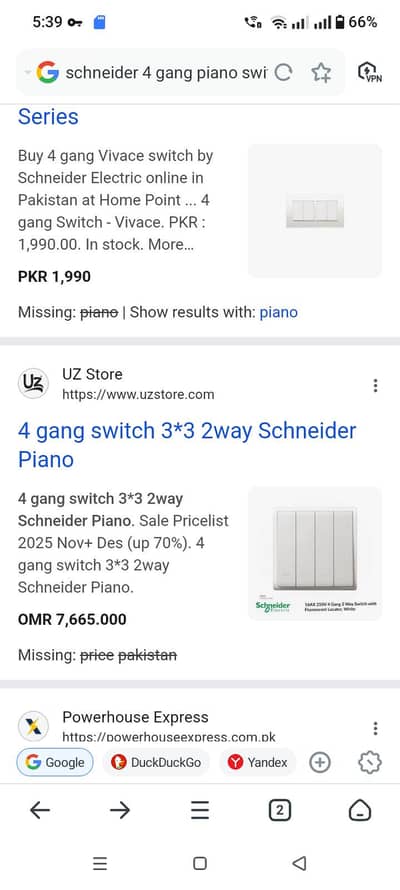 original Schneider  Button and power socket