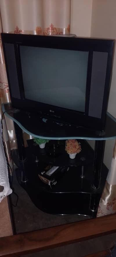 urgent sale Television and Television Trolli