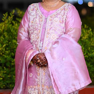 hand made embroidery wedding dress