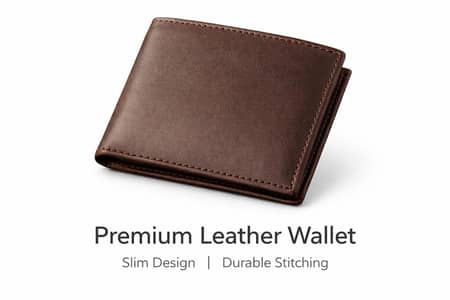 Original Leather Men's Wallet – Premium Quality Genuine Leather