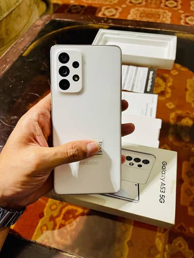 A53 5G Full Box 128 GB Dual Offical PTA fingerprint in Screen 10/10