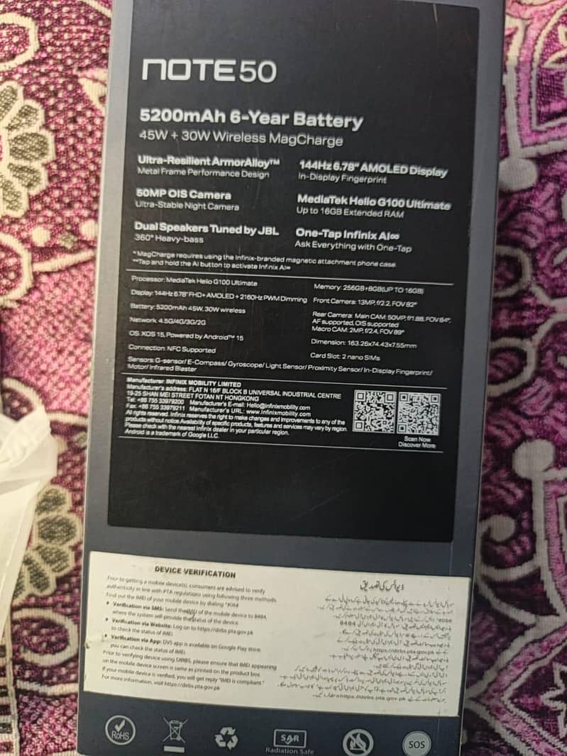 Infinix note 50 1