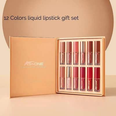12 liquid Lipsticks set_12 sahdes in just rupees 2499
