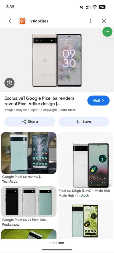 Google pixel 6a like as a new