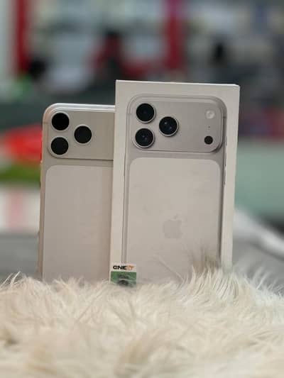 Iphone 17 pro max 512gb complete box pta approved