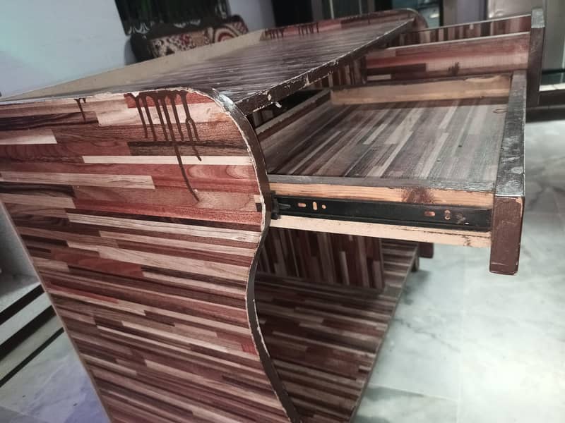 OFFICE + STUDY USE TABLE WITH EXTRA STORAGE 4