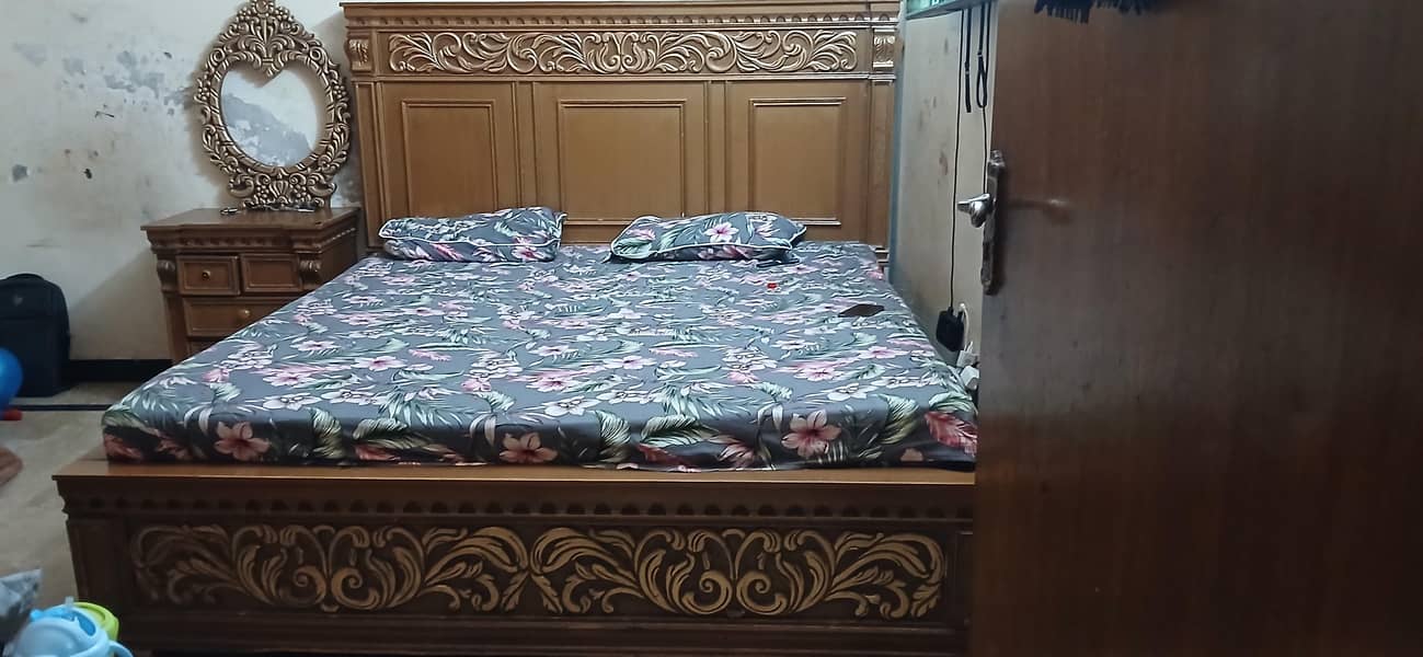Pure solid wood Bed 0