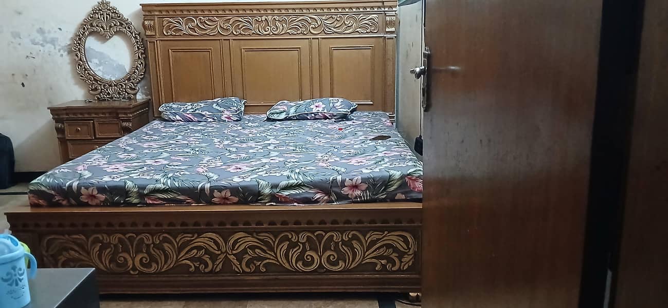 Pure solid wood Bed 1