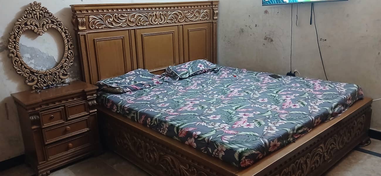 Pure solid wood Bed 2