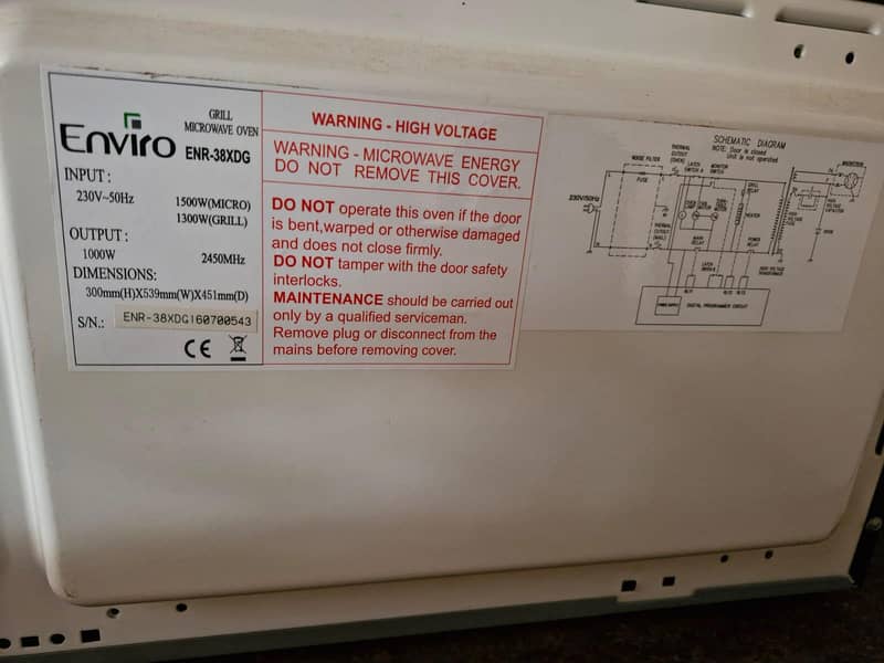 Enviro Microwave Oven with Grill Function 2