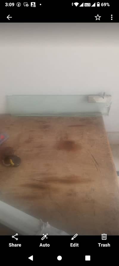 12 mm glass door for shop with Motor and lock