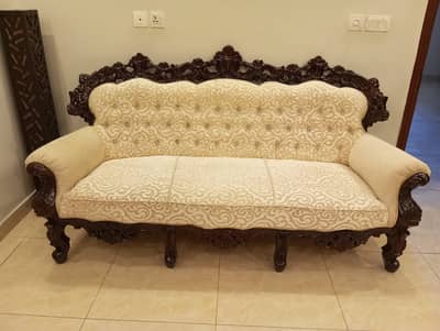 Pure Sheesham 5 seater Sofa Set