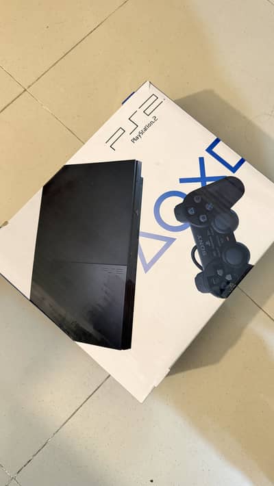 Playstation 2 Super Slim with Wireless Controller