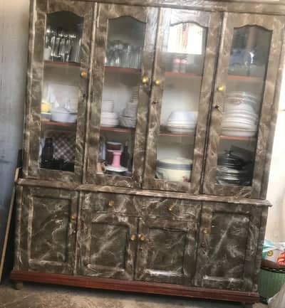 Bartan wali almari 2 piece almari