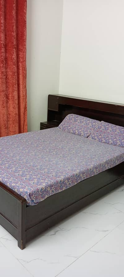 Heavy Real Wood Bed for sale