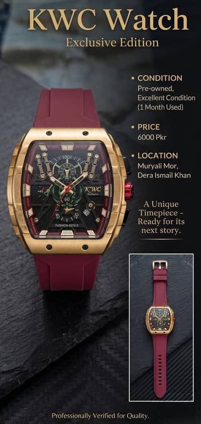 KWC watch for sale