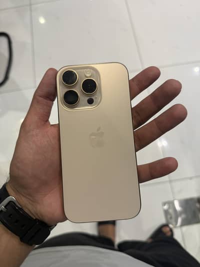 IPHONE 16 PRO NOT MAX 128GB DESERT TITANIUM PHYSICAL+ESIM PTA APPROVED