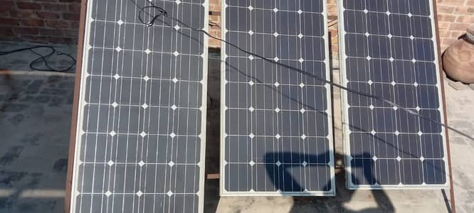 3 solar panels 150 watt with stand