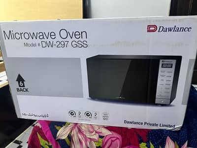 Brand New Dawlance Microwave Oven DW-297 GSS (Grill) – Sealed Pack