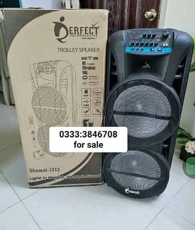 perfect Company 12" speakr charging.