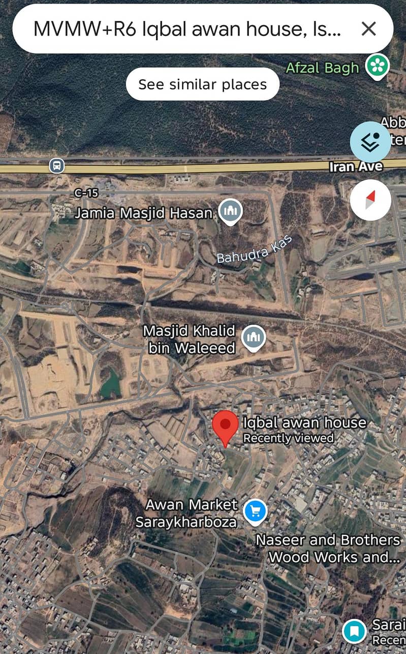 سرائے خربوزہ اسلام آباد سی ڈی اے سیکٹر سی 15 کے قریب 4