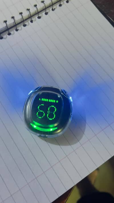 True Wireless Bluetooth Earbuds (HiFi Sound + LED Display)