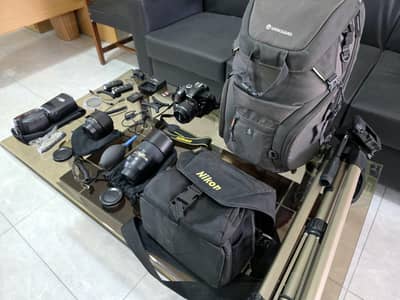 Nikon Camera with Professional Accessories