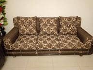 06 SEATER SOFA SET WITH DEEWAN AND 03 TABLES