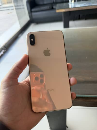 Iphone xs max gold dual PTA