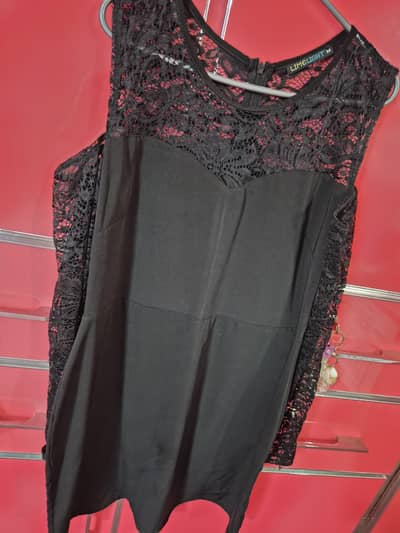 black western shoulder down dress