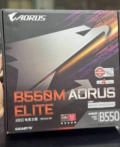 B550 Aorus brand new with 10months warranty