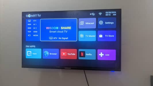 LCD 32 inch border less new