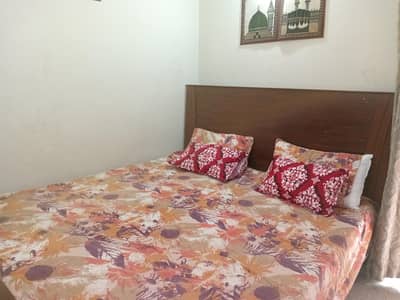 double bed with mattress