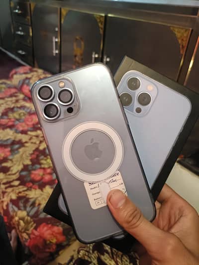 iPhone 13Promax Non Pta 128 GB battery  100  with Box cabal