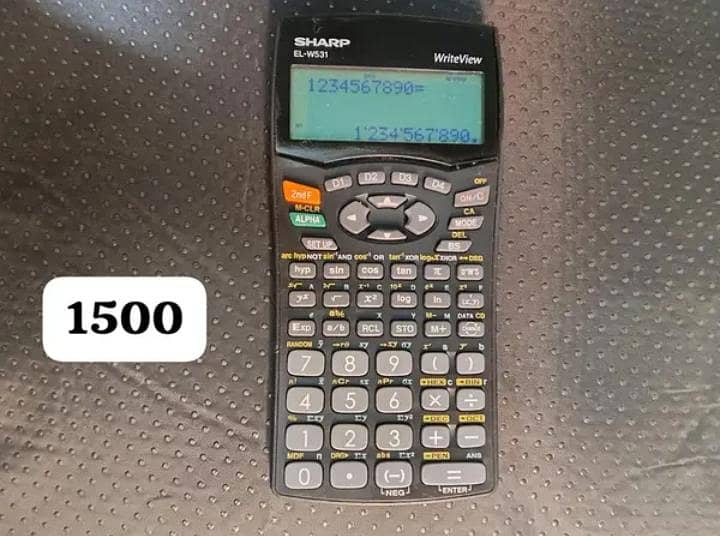 TEXAS INSTRUMENTS, SHARP TI-34 MULTIVIEW CALCULATORS 3