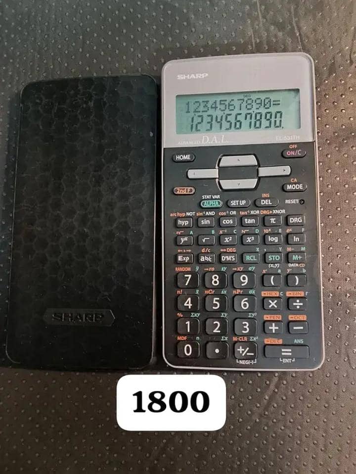TEXAS INSTRUMENTS, SHARP TI-34 MULTIVIEW CALCULATORS 7