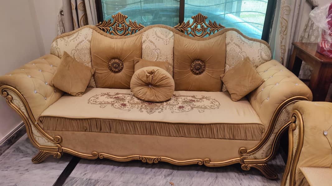 Sofa set 3+2+1 with table 3