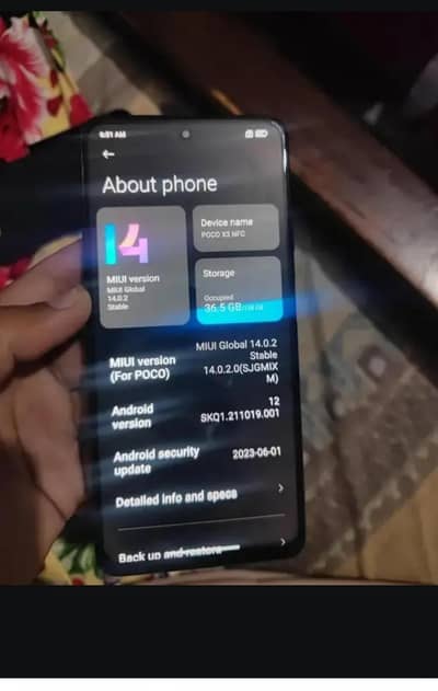 Poco x3 all of k lush phone 10.95 gaming phone ha