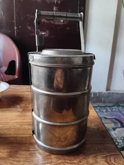 steel Lunch box tiffen