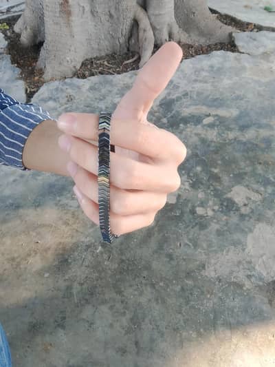 bracelet for men with silver color