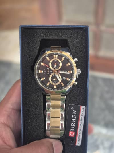 Curren Brand Chronograph Watch,