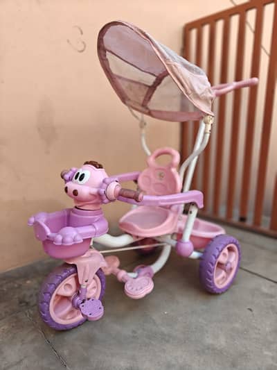 Baby Pink  Tricycle , Modern Features