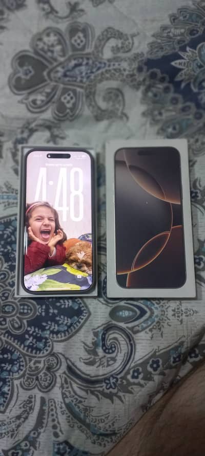 Iphone 16 pro max 256gb pta approved lla dual esim complete box 10/10